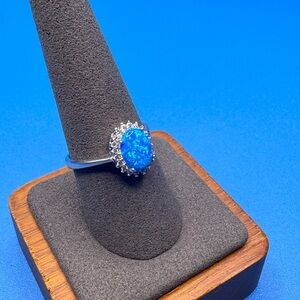 Sterling Silver 925 Opal Ring